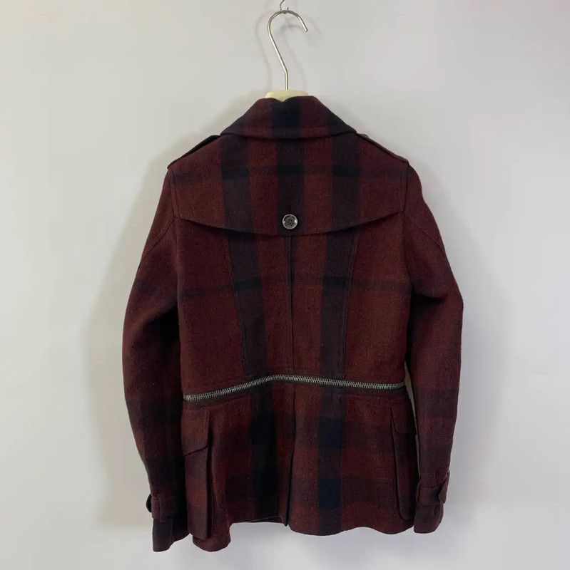 Burberry Burberry Red Wool Women's Trench Coat Size ONE SIZE - 2 Thumbnail