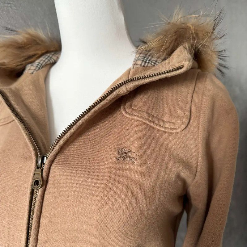 Burberry Burberry Khaki Long Sleeve Cotton Hoodie Size M / US 6-8 / IT 42-44 - 6 Thumbnail