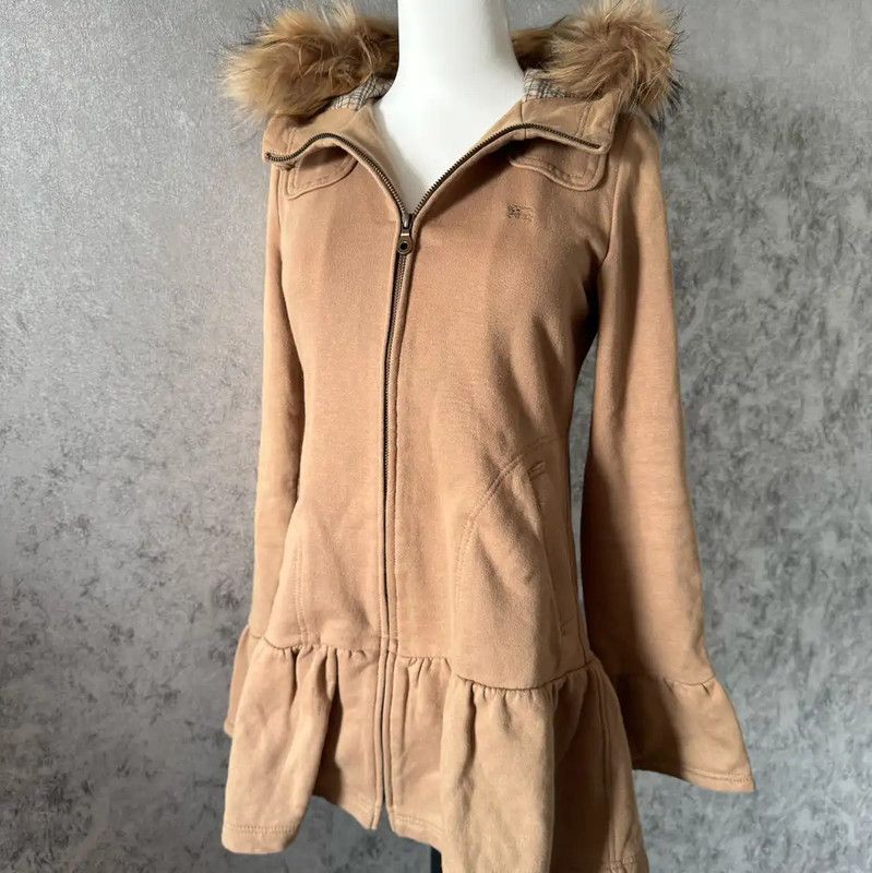 Burberry Burberry Khaki Long Sleeve Cotton Hoodie Size M / US 6-8 / IT 42-44 - 3 Thumbnail