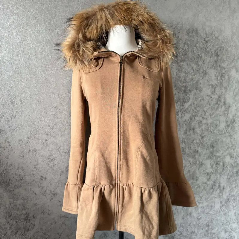 Burberry Burberry Khaki Long Sleeve Cotton Hoodie Size M / US 6-8 / IT 42-44 - 2 Thumbnail