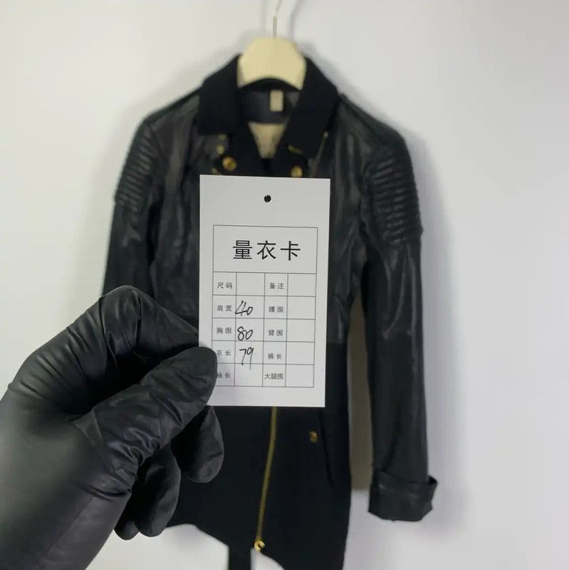 Burberry Burberry Black Women's Trench Coat Size ONE SIZE - 6 Thumbnail