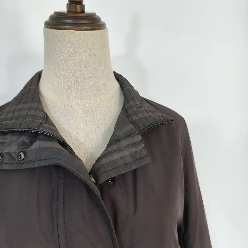 Burberry Burberry Brown Plaid Spring Jacket Size L / US 10 / IT 46 - 6 Thumbnail