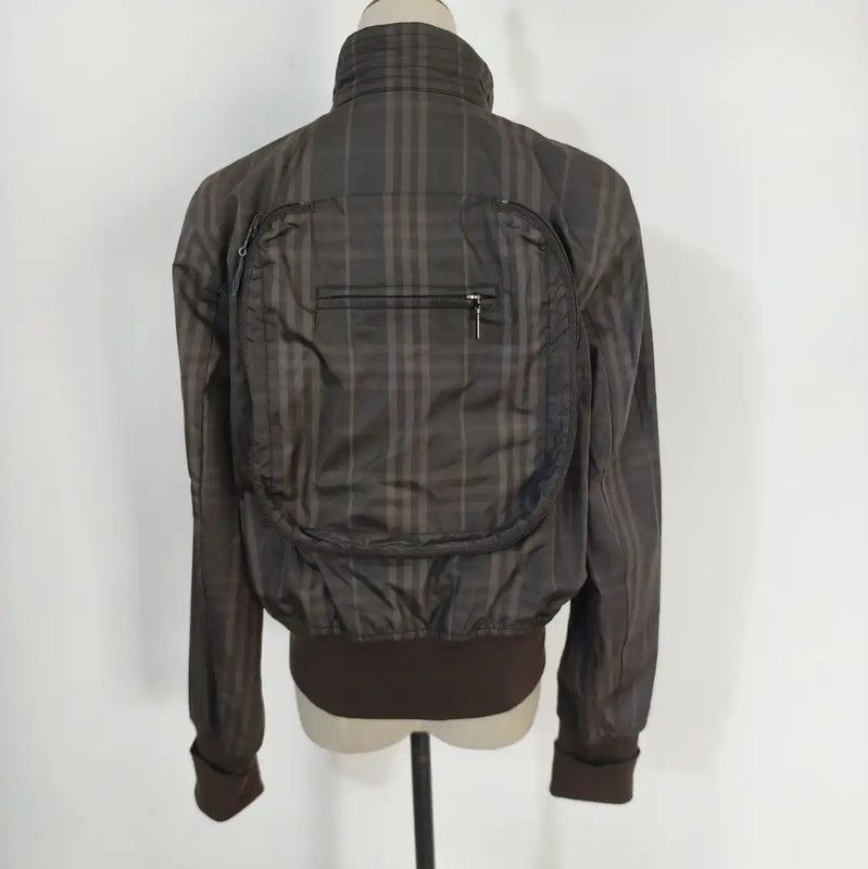 Burberry Burberry Brown Plaid Spring Jacket Size L / US 10 / IT 46 - 4 Thumbnail
