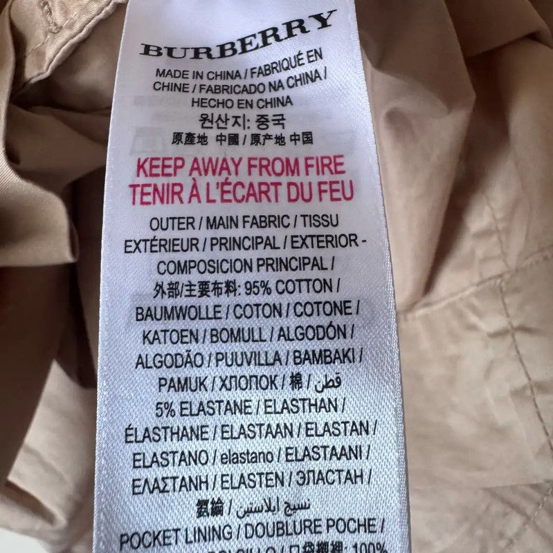 Burberry Burberry Summer Khaki Cotton Dress for Women Size L / US 10 / IT 46 - 5 Thumbnail