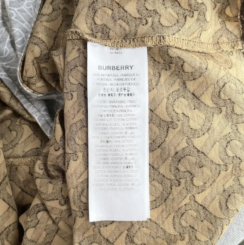 Burberry Burberry Summer Brown Short Sleeve T-Shirt Size XS / US 0-2 / IT 36-38 - 7 Thumbnail