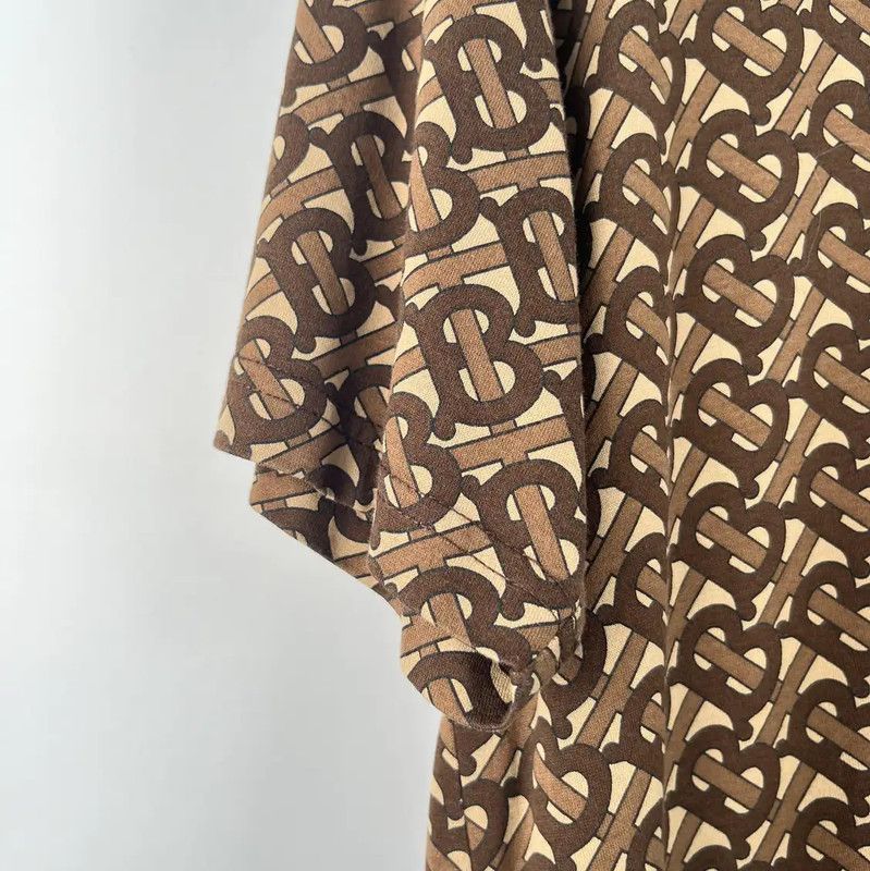 Burberry Burberry Summer Brown Short Sleeve T-Shirt Size XS / US 0-2 / IT 36-38 - 5 Thumbnail
