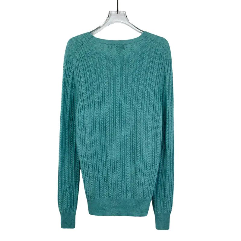 Burberry Burberry Blue Cashmere Knit Sweater for Women Size S / US 4 / IT 40 - 2 Thumbnail