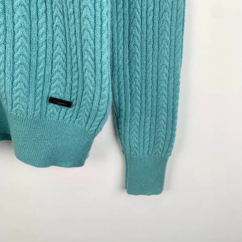 Burberry Burberry Blue Cashmere Knit Sweater for Women Size S / US 4 / IT 40 - 4 Thumbnail