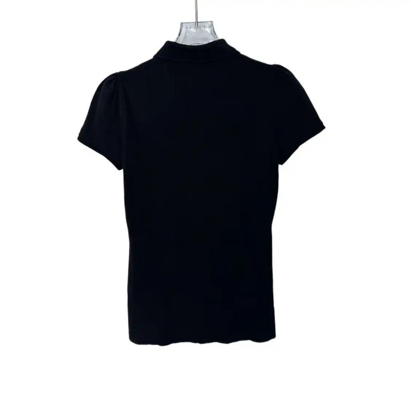 Burberry Burberry Black Cotton Women's T-Shirt Size S / US 4 / IT 40 - 2 Thumbnail