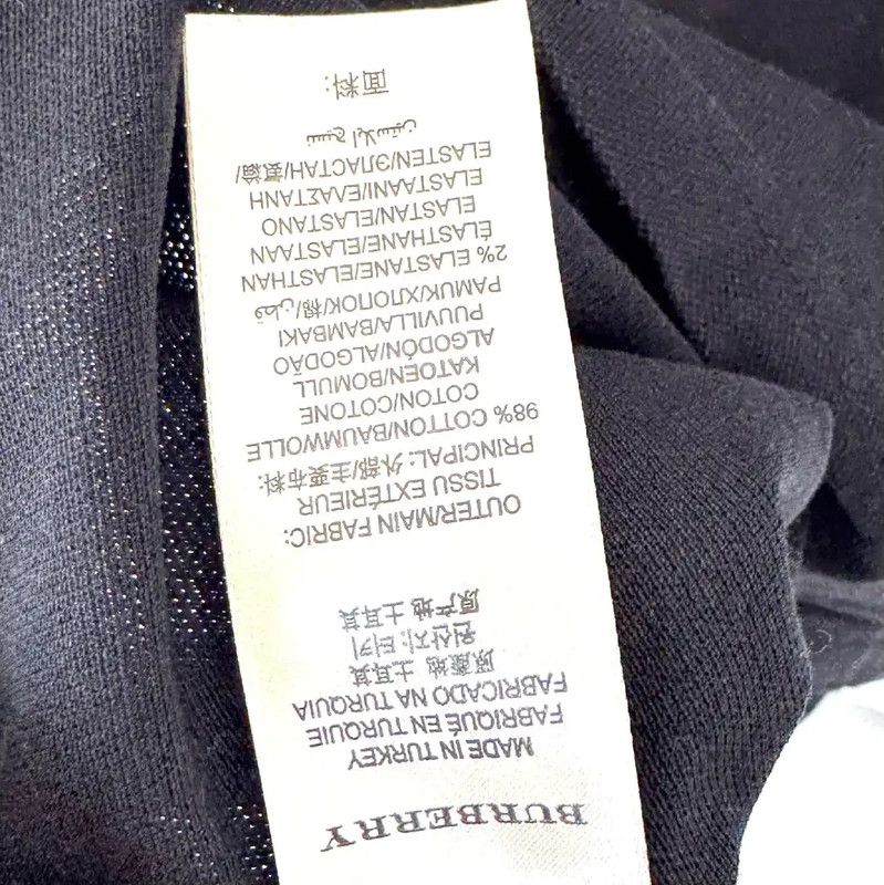 Burberry Burberry Black Cotton Women's T-Shirt Size S / US 4 / IT 40 - 5 Thumbnail