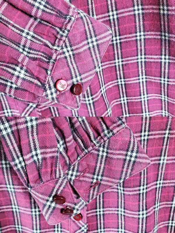 Burberry Burberry Violet Cotton Ruffled Sleeve Blouse Size S / US 4 / IT 40 - 7 Thumbnail
