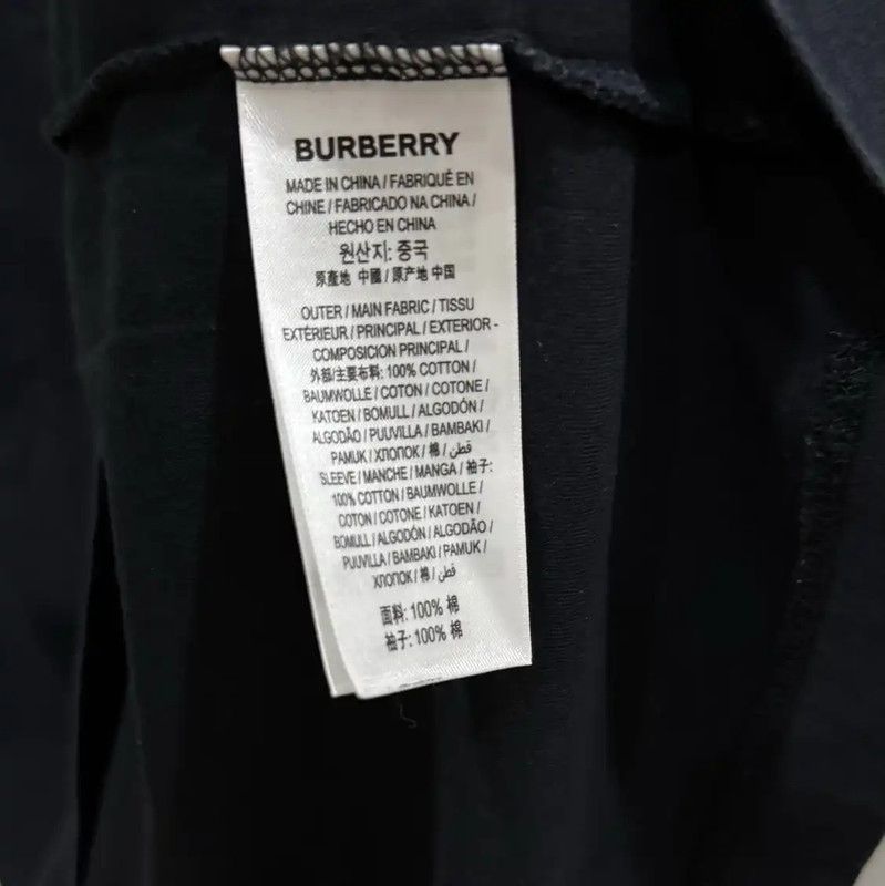 Burberry Burberry Black Cotton Women's T-Shirt Size M / US 6-8 / IT 42-44 - 5 Thumbnail