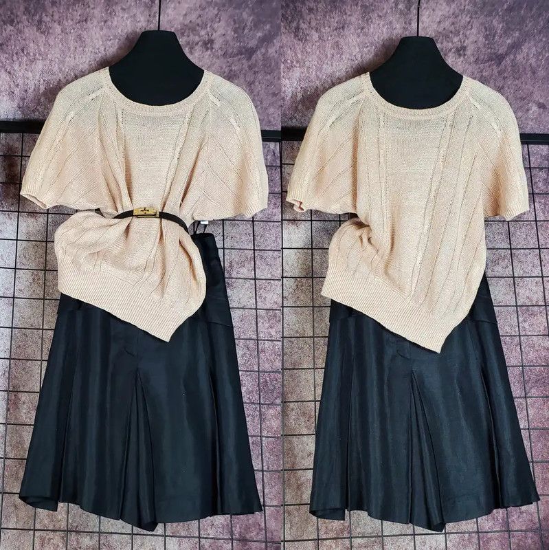 Burberry Burberry Summer Pink Knit Short Sleeve Top Size M / US 6-8 / IT 42-44 - 2 Thumbnail