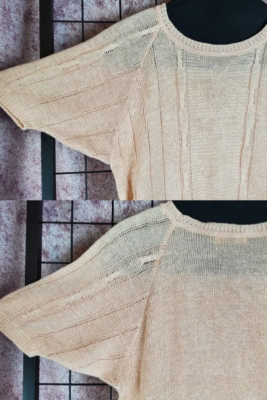 Burberry Burberry Summer Pink Knit Short Sleeve Top Size M / US 6-8 / IT 42-44 - 5 Thumbnail