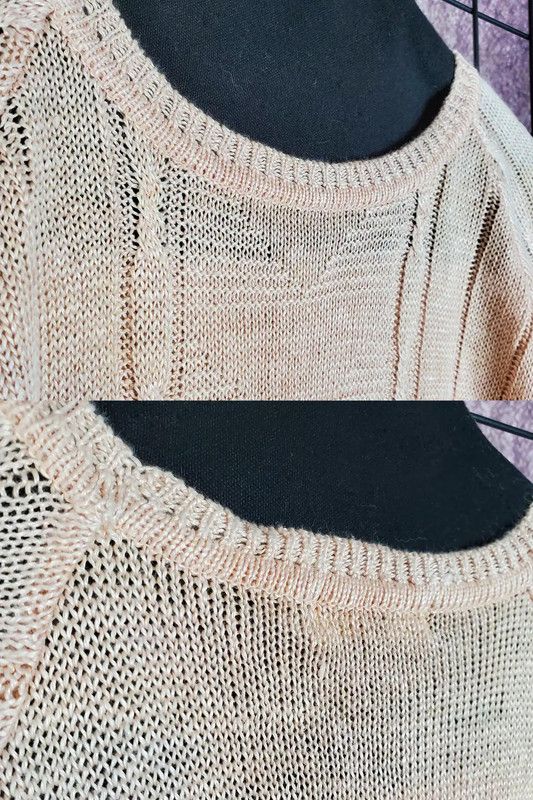 Burberry Burberry Summer Pink Knit Short Sleeve Top Size M / US 6-8 / IT 42-44 - 6 Thumbnail