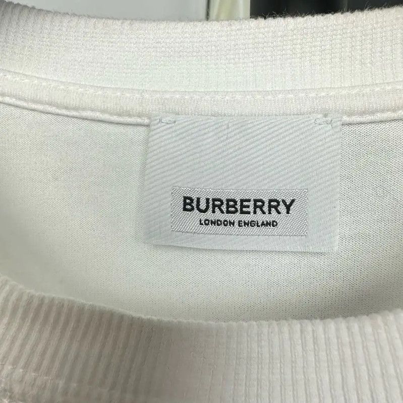 Burberry Burberry White Cotton Short Sleeve T-shirt Size XXS / US 00 / IT 34 - 4 Thumbnail