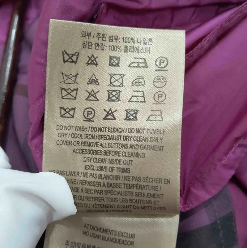 Burberry Burberry Women's Spring Jacket in Purple Size L / US 10 / IT 46 - 7 Thumbnail