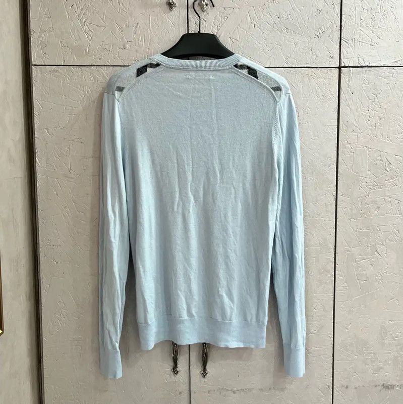 Burberry Burberry Light Blue Cashmere Knit Sweater Size S / US 4 / IT 40 - 4 Thumbnail