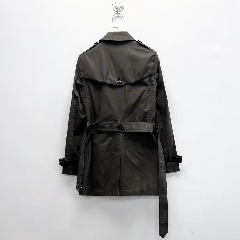 Burberry Burberry Women's Dark Gray Cotton Trench Coat Size M / US 6-8 / IT 42-44 - 2 Thumbnail