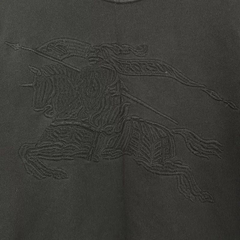 Burberry Burberry Navy Cotton Long Sleeve Sweatshirt Size S / US 4 / IT 40 - 5 Thumbnail