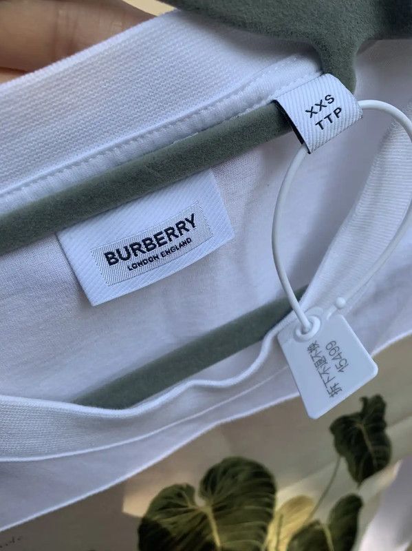 Burberry Burberry Summer White Cotton T-Shirt Size XXS / US 00 / IT 34 - 4 Thumbnail