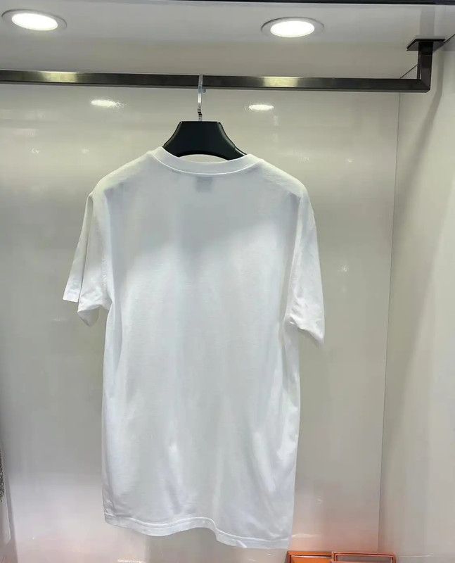 Burberry Burberry Summer White Cotton T-Shirt Size XXS / US 00 / IT 34 - 2 Thumbnail