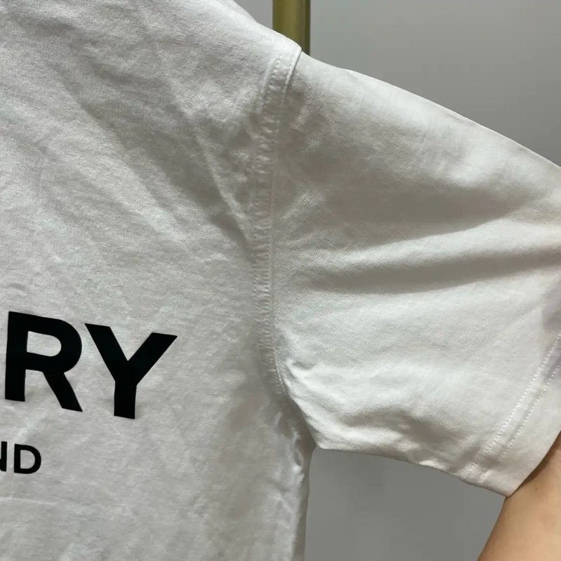 Burberry Burberry White Cotton T-Shirt for Women Size XXS / US 00 / IT 34 - 9 Thumbnail