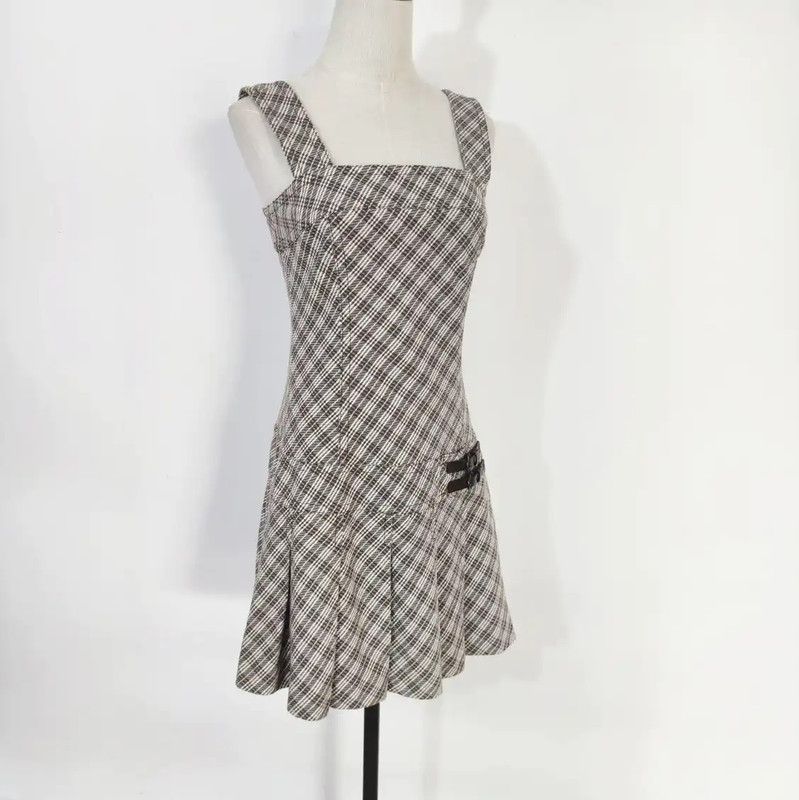 Burberry Burberry Multi-Color Summer Cotton Plaid Dress Size M / US 6-8 / IT 42-44 - 4 Thumbnail