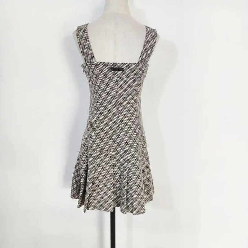Burberry Burberry Multi-Color Summer Cotton Plaid Dress Size M / US 6-8 / IT 42-44 - 5 Thumbnail