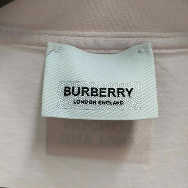 Burberry Burberry Pink Cotton Short Sleeve T-Shirt Size S / US 4 / IT 40 - 3 Thumbnail