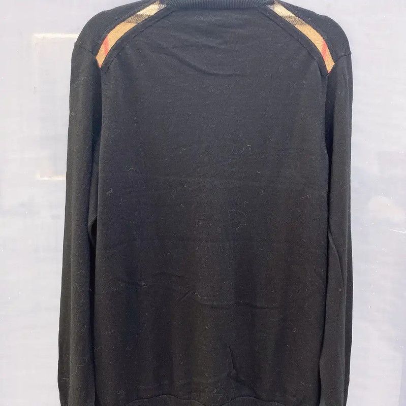 Burberry Burberry Women's Black Wool Blend Knit Sweater Size XL / US 12-14 / IT 48-50 - 2 Thumbnail