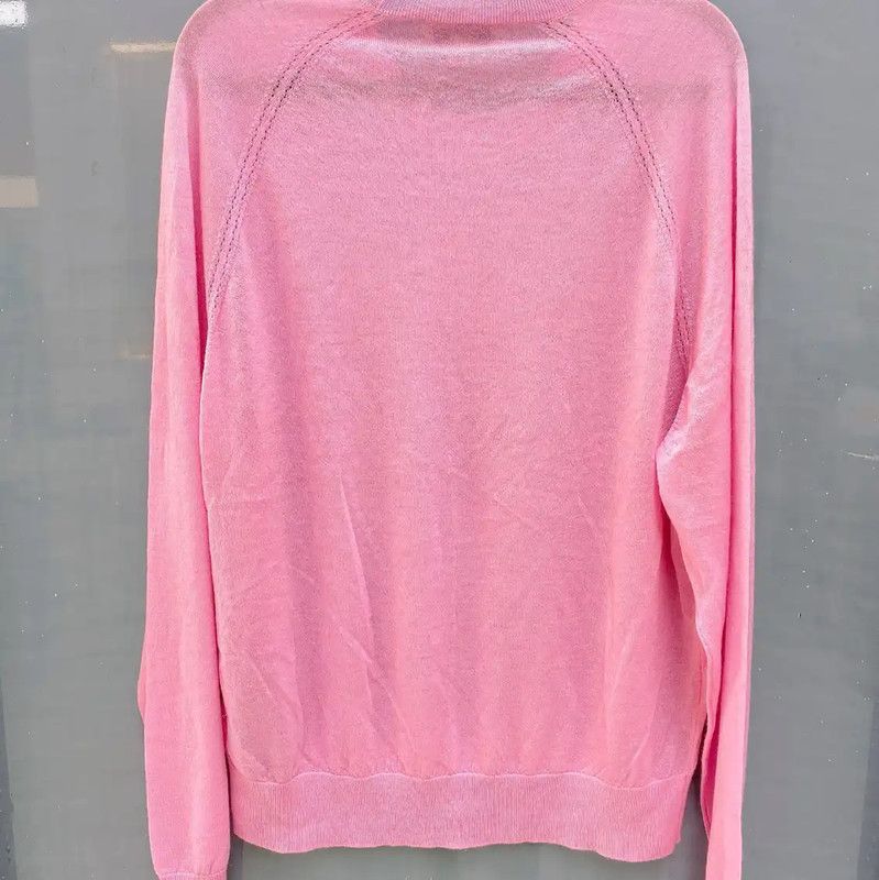 Burberry Burberry Pink Cashmere Women’s Knit Sweater Size L / US 10 / IT 46 - 2 Thumbnail