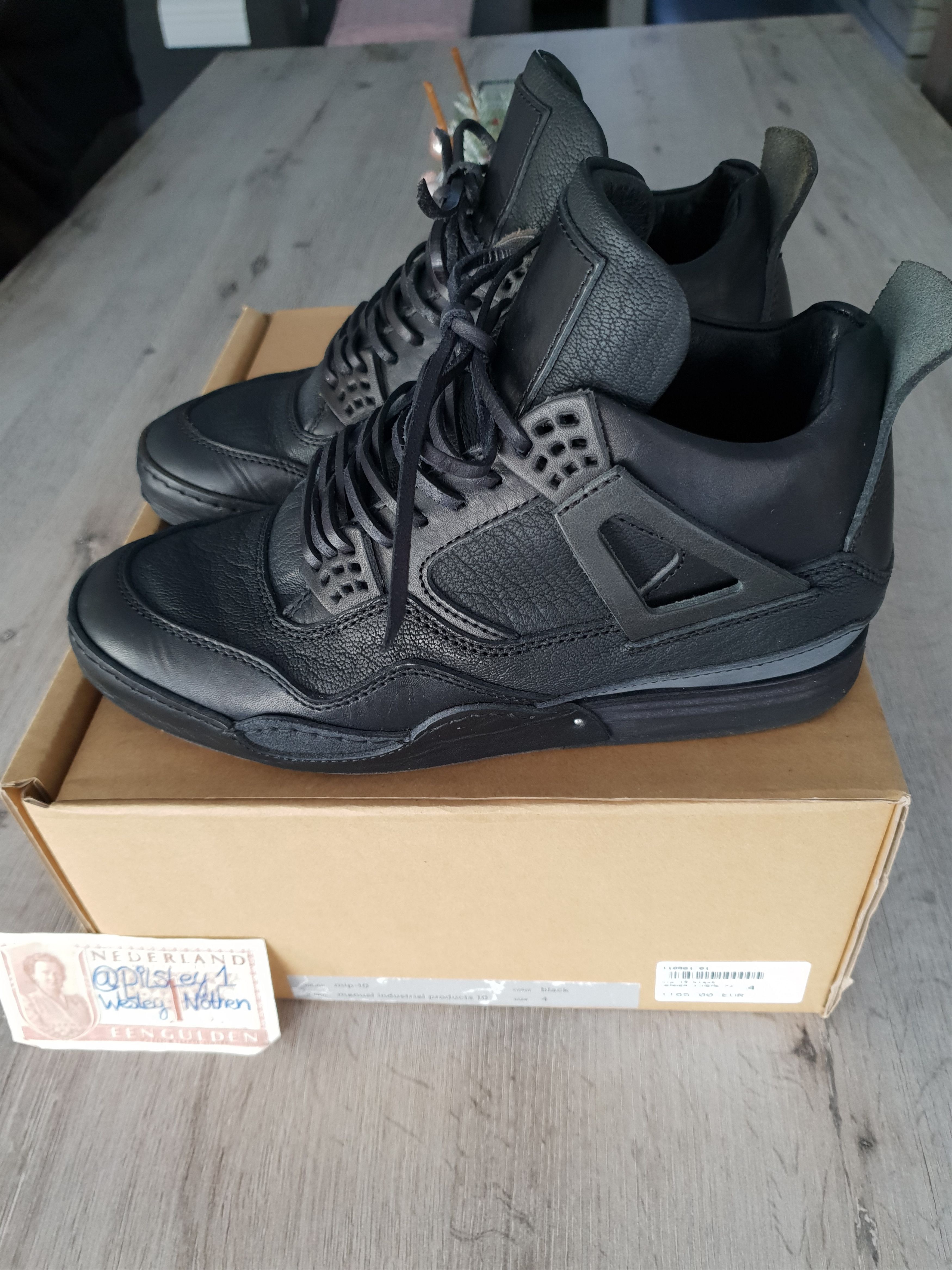 Hender Scheme Jordan 4 Black Hender Scheme Sneakers | Grailed Hender Scheme Jordan 4 Black Hender Scheme Sneakers | Grailed