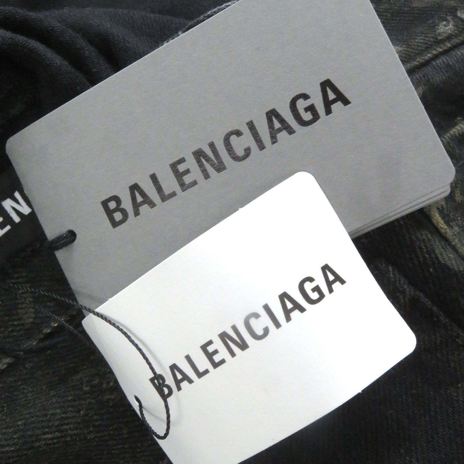 Balenciaga Balenciaga Balenciaga Super Destroy Denim Cotton Denim Pants Cotton Jeans 745248 DUTY FREE for USA Size ONE SIZE - 9 Thumbnail