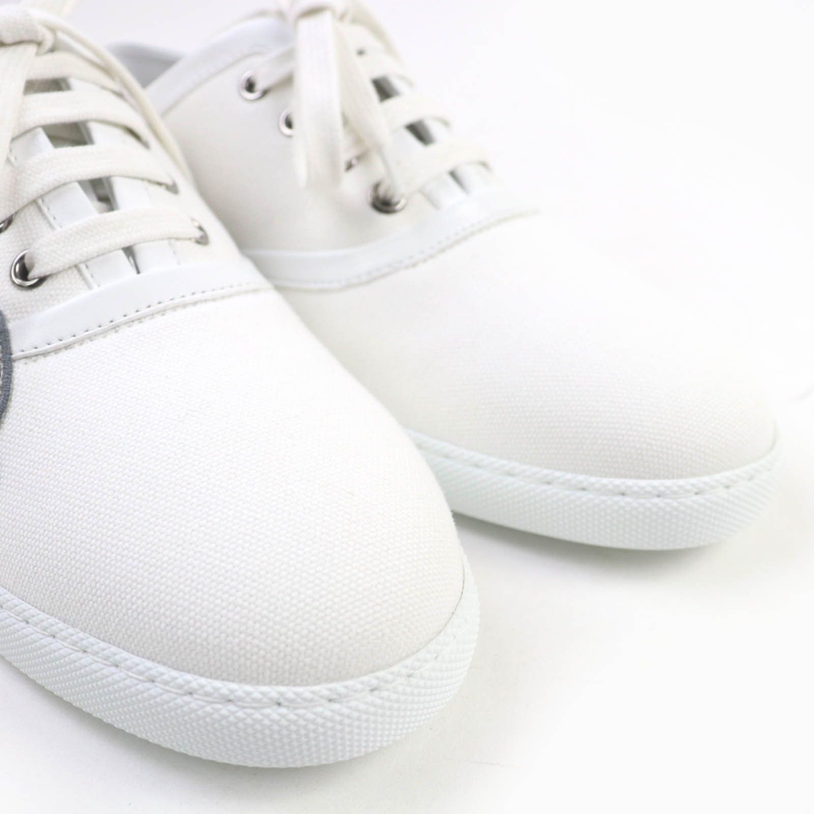 Hermes Hermes Hermes Innocent Embroidered Canvas Sneakers Canvas Shoes DUTY FREE for USA Size ONE SIZE - 8 Thumbnail