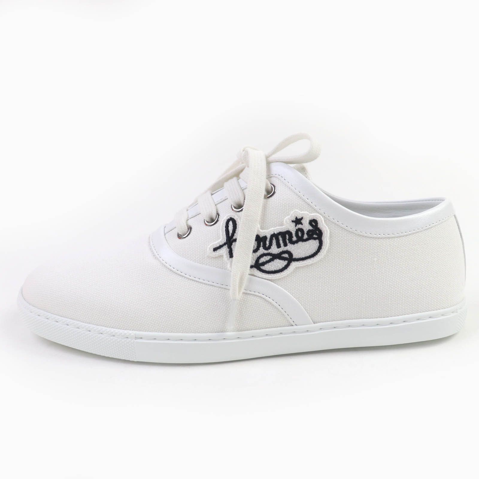 Hermes Hermes Hermes Innocent Embroidered Canvas Sneakers Canvas Shoes DUTY FREE for USA Size ONE SIZE - 5 Thumbnail