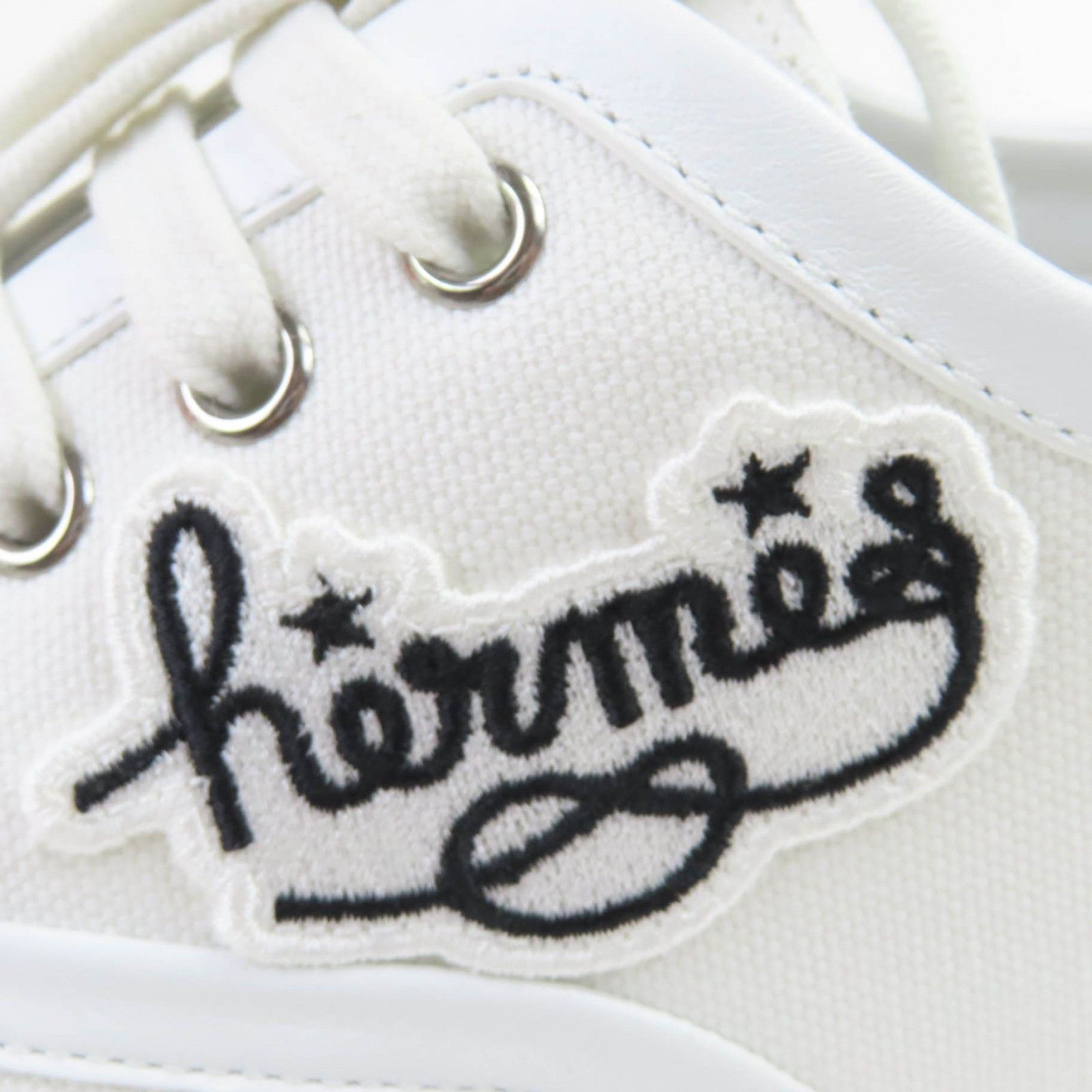 Hermes Hermes Hermes Innocent Embroidered Canvas Sneakers Canvas Shoes DUTY FREE for USA Size ONE SIZE - 11 Thumbnail