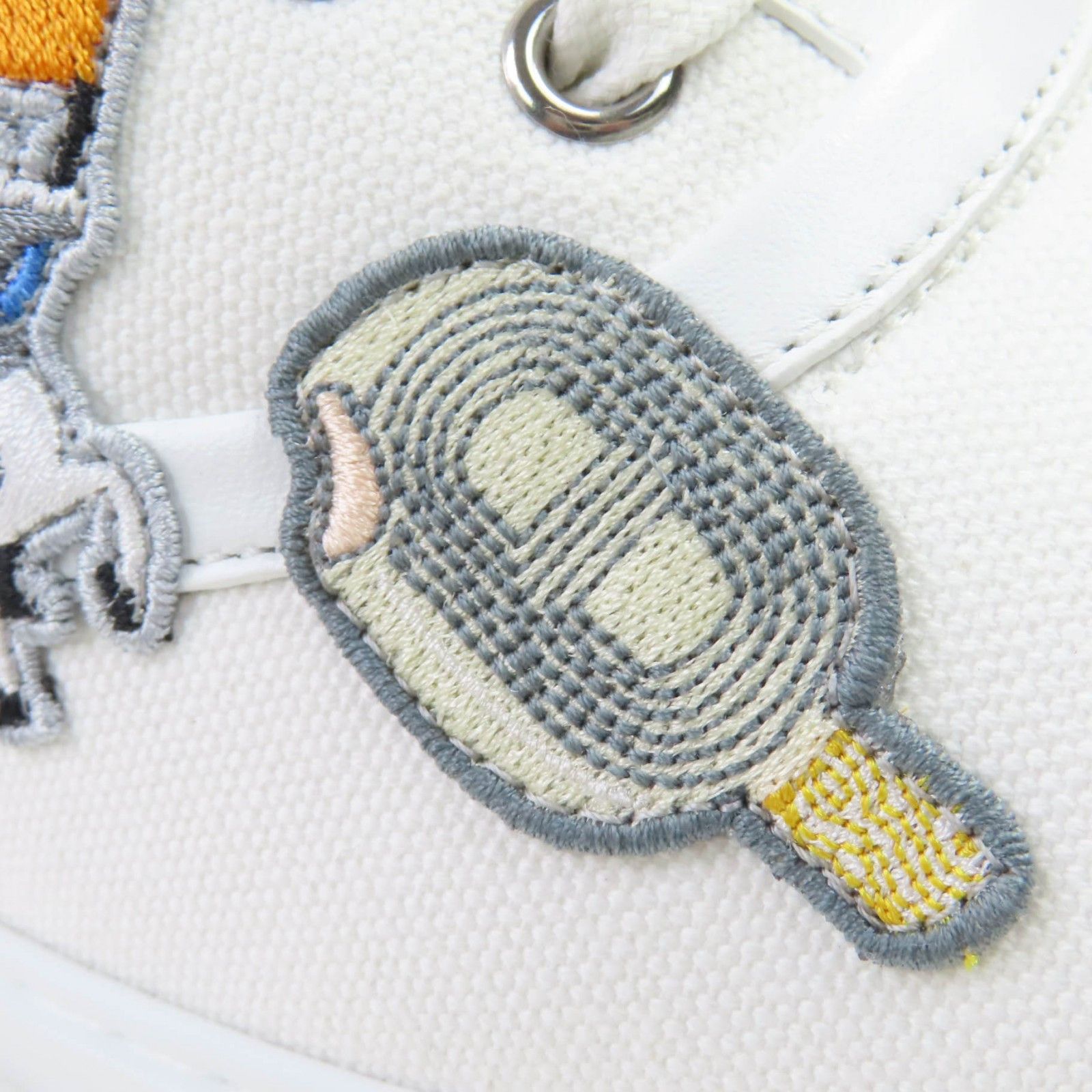 Hermes Hermes Hermes Innocent Embroidered Canvas Sneakers Canvas Shoes DUTY FREE for USA Size ONE SIZE - 10 Thumbnail
