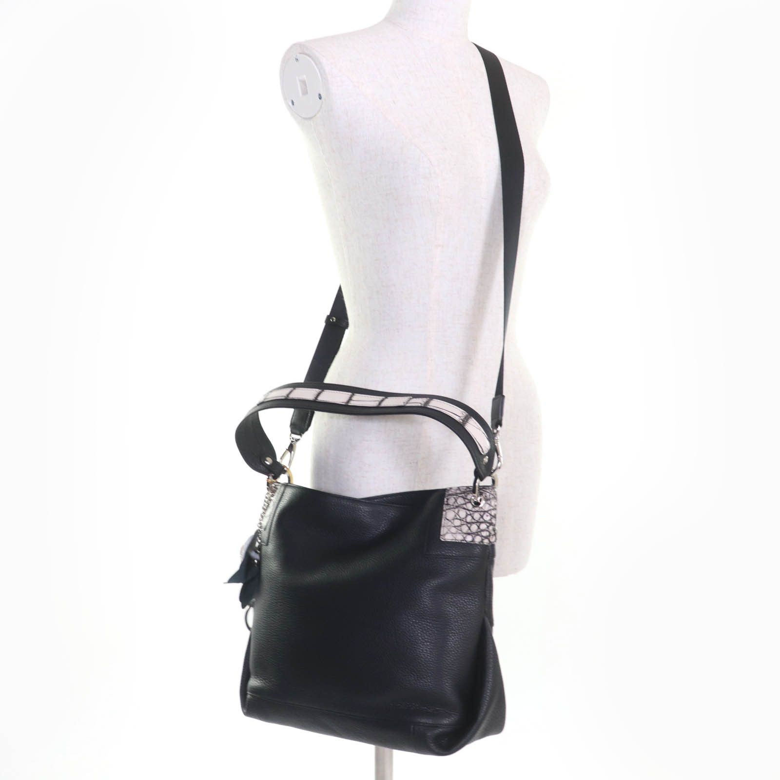 Other Other Beaugrand Crocodile Leather 2way Handbag Leather Shoulder Bag DUTY FREE for USA Size ONE SIZE - 10 Thumbnail