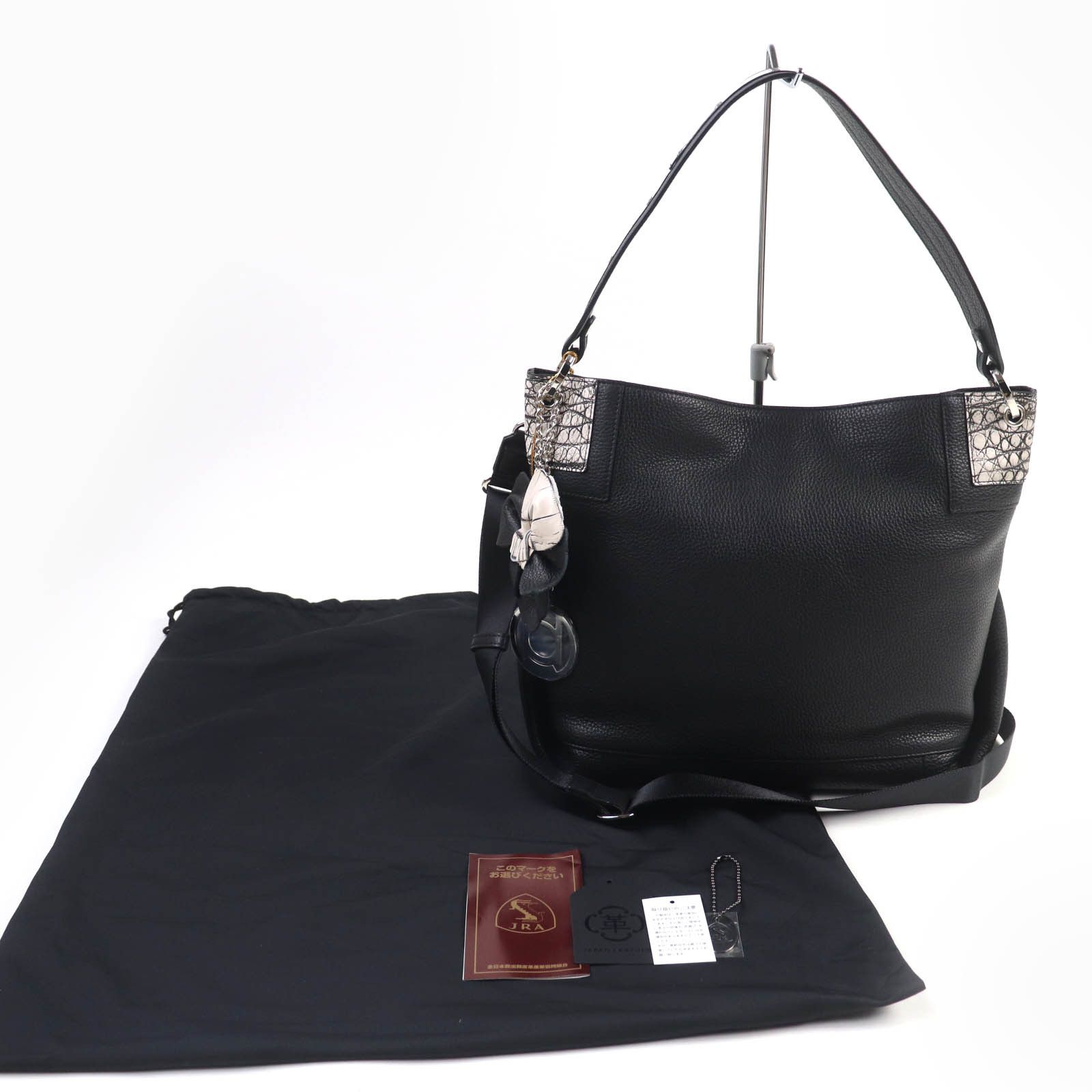 Other Other Beaugrand Crocodile Leather 2way Handbag Leather Shoulder Bag DUTY FREE for USA Size ONE SIZE - 2 Thumbnail