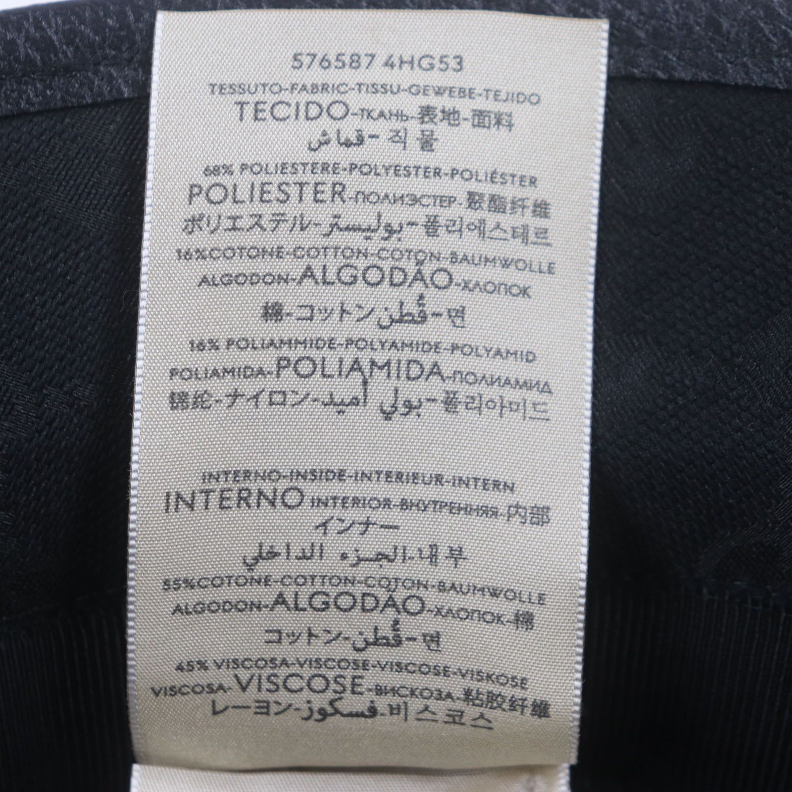 Gucci Gucci Gucci Polyester Hat Plastic Hats 576587 DUTY FREE for USA Size ONE SIZE - 11 Thumbnail