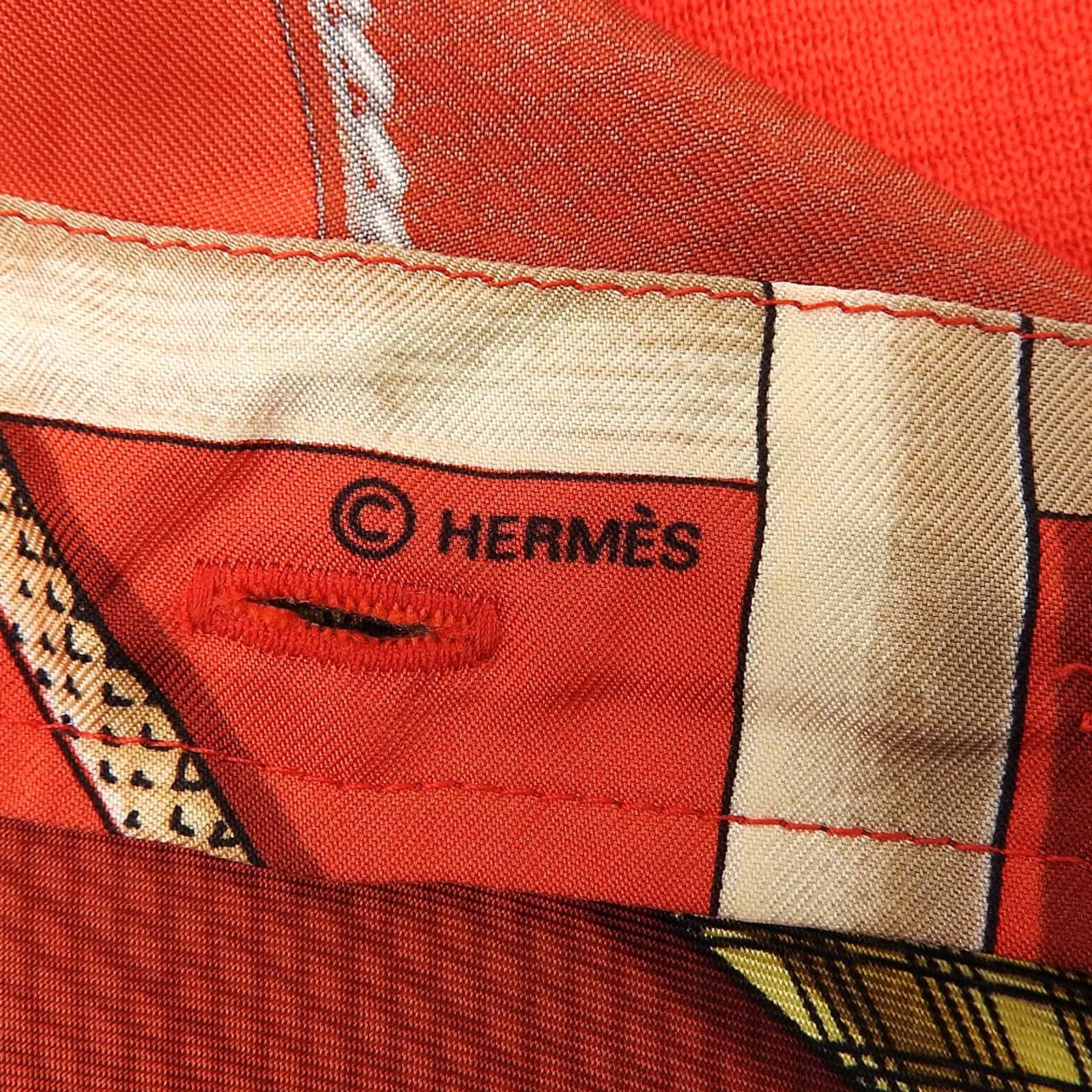 Hermes Hermes Hermes Twill Reine Silk Shirt Others Dress Shirt DUTY FREE for USA Size ONE SIZE - 6 Thumbnail