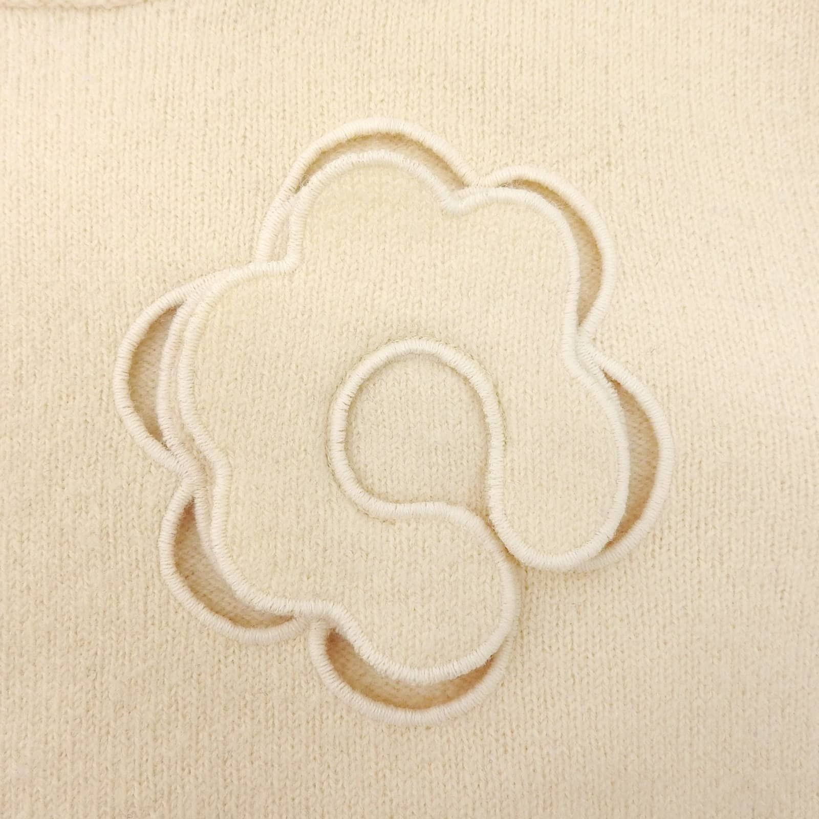 Jil Sander Jil Sander Jil Sander Knit Floral Appliqué Wool Sweater Cotton Tops DUTY FREE for USA Size ONE SIZE - 5 Thumbnail