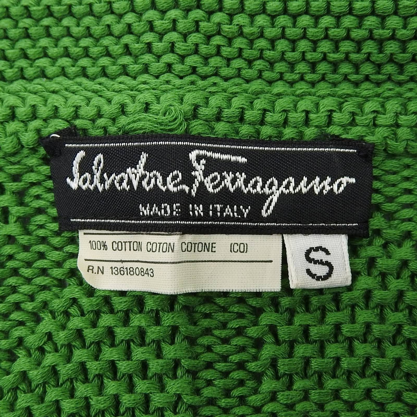 Salvatore Ferragamo Salvatore Ferragamo Salvatore Ferragamo Gancini Cotton Cardigan Cotton Tops DUTY FREE for USA Size ONE SIZE - 8 Thumbnail