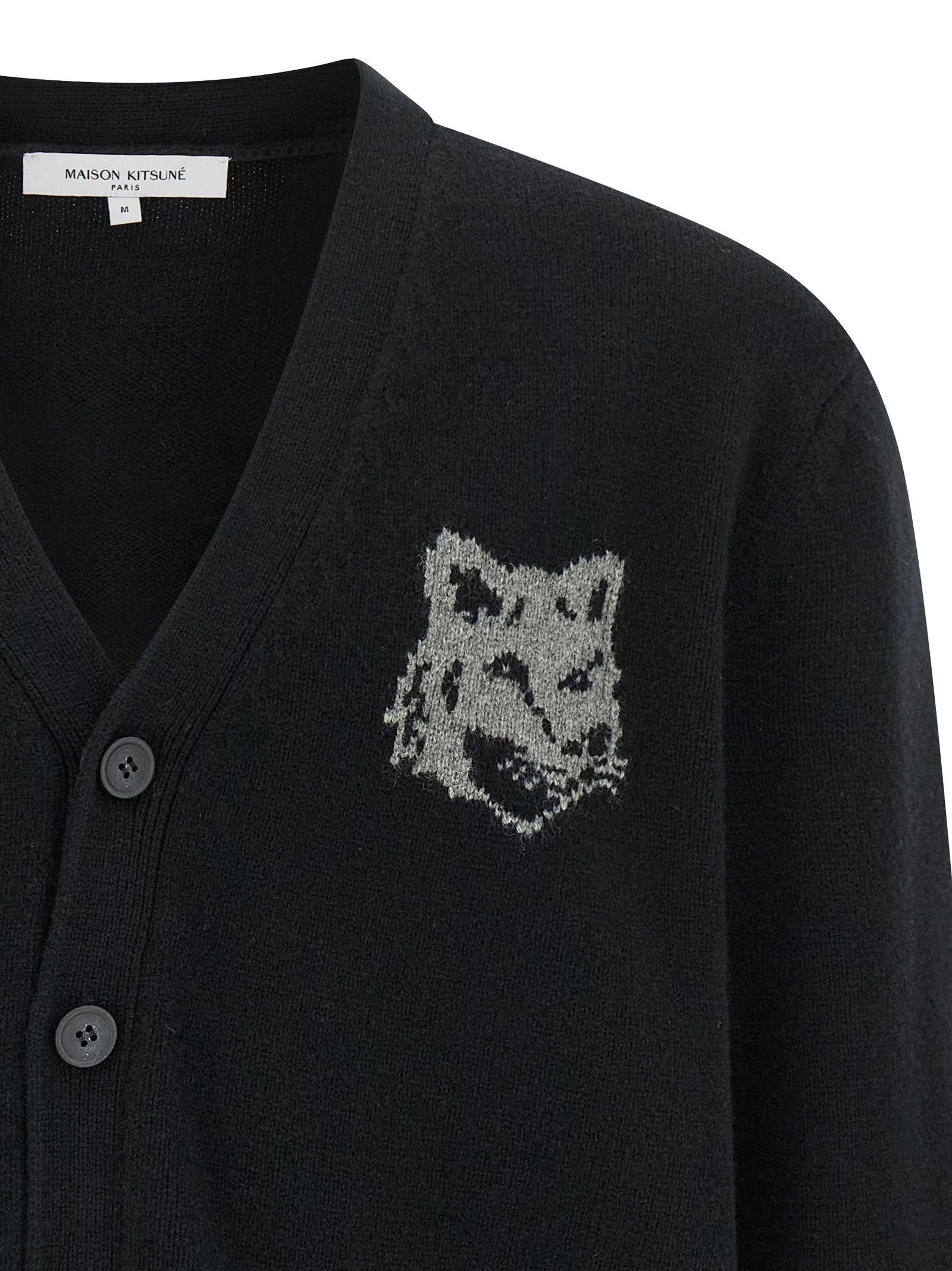 Maison Kitsune 'Fox Head' Cardigan Size US L / EU 52-54 / 3 - 3 Thumbnail