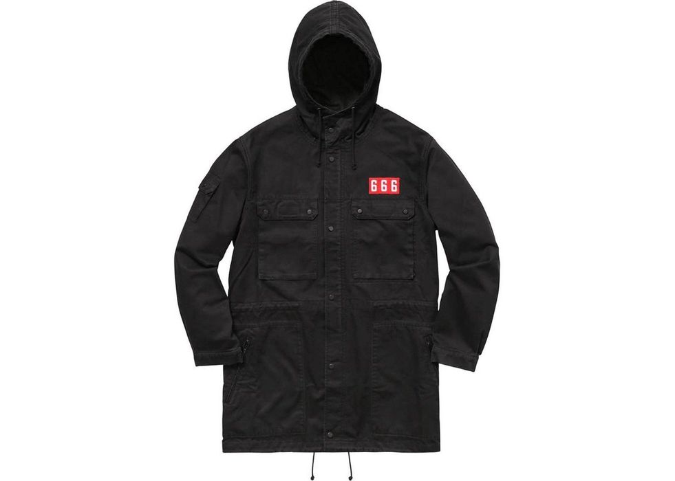 Supreme Supreme SS 17 Field Parka Black 666 - Size S - UNDER