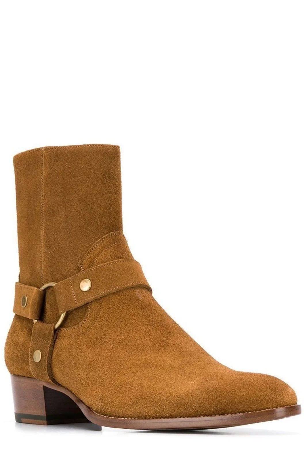 Saint Laurent Paris Saint Laurent Wyatt Harness Ankle Boots Size US 7 / EU 40 - 2 Thumbnail