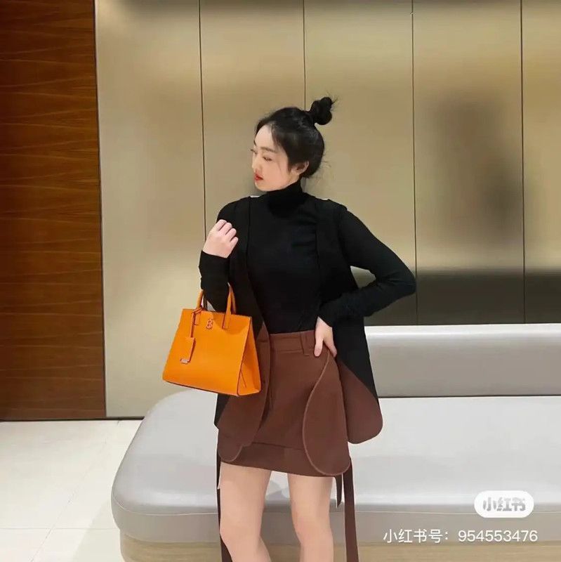 Burberry Burberry Brown Wool Mini Skirt Size 22" - 10 Thumbnail