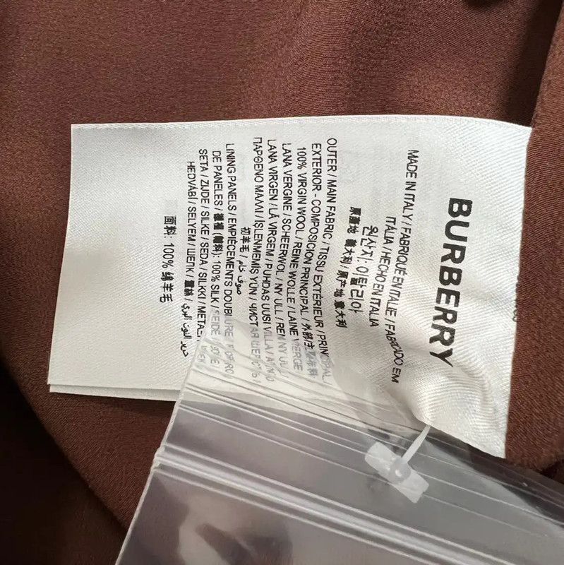 Burberry Burberry Brown Wool Short Skirt for Summer Size 23" - 8 Thumbnail