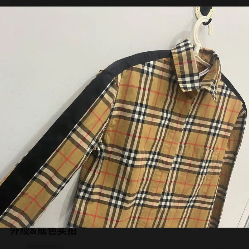 Burberry Burberry Yellow Checkered Cotton Shirt Size ONE SIZE - 3 Thumbnail